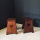 Arts & Crafts Heart Stools, Belgium, 1920s, Set of 2