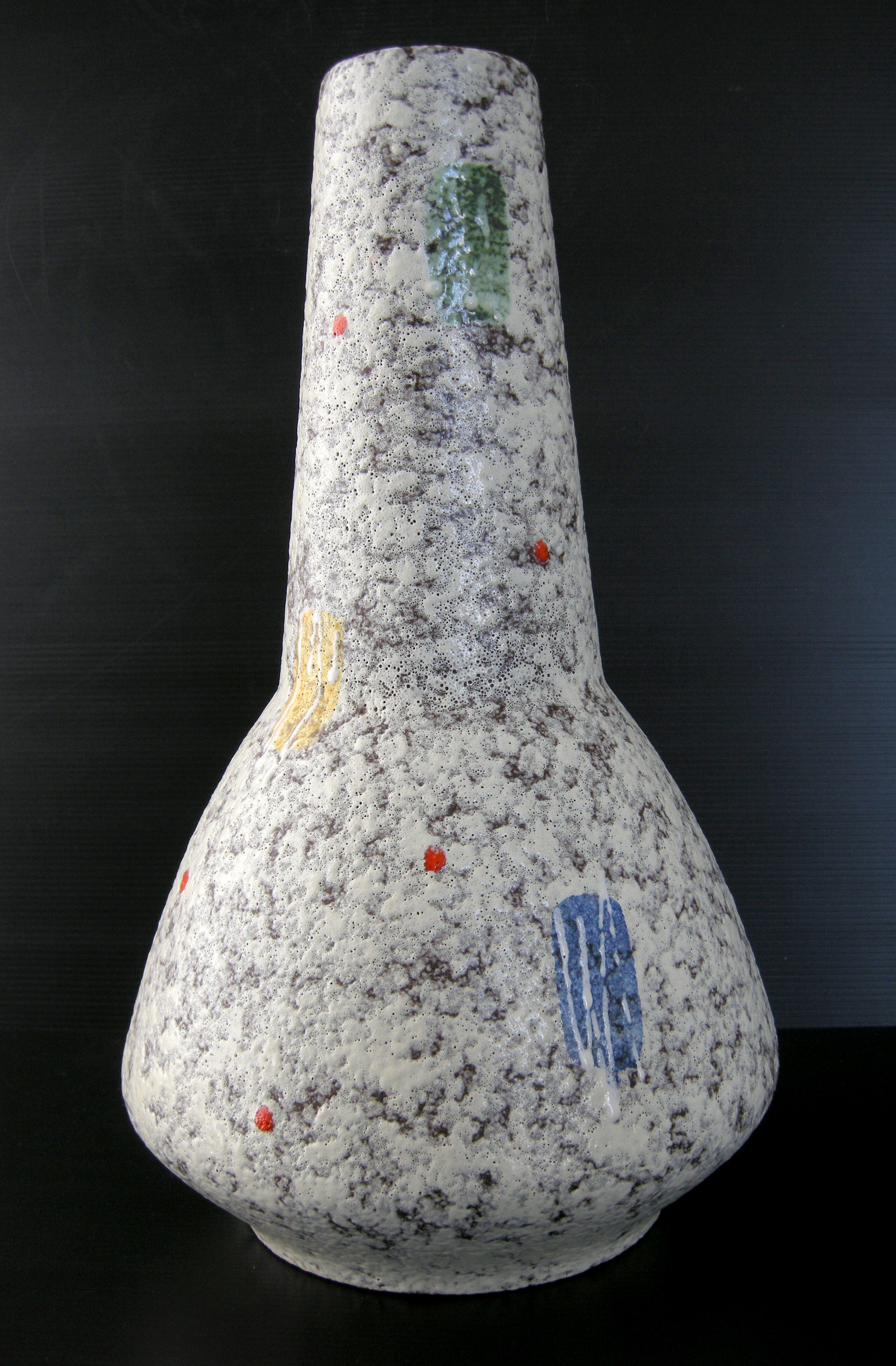 Vintage vase 1950 ceramic