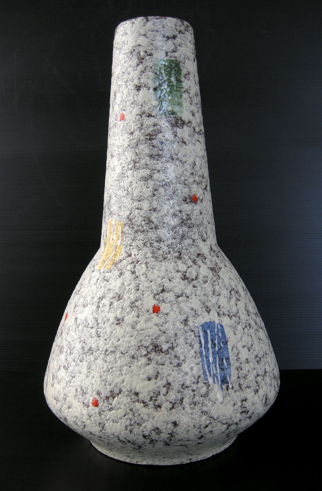 Vintage vase 1950 ceramic