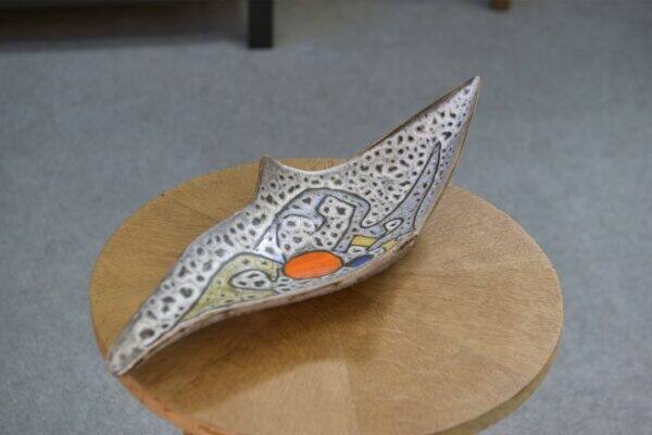 Empty ceramic pocket by Marius Bessone in Vallauris 1950's