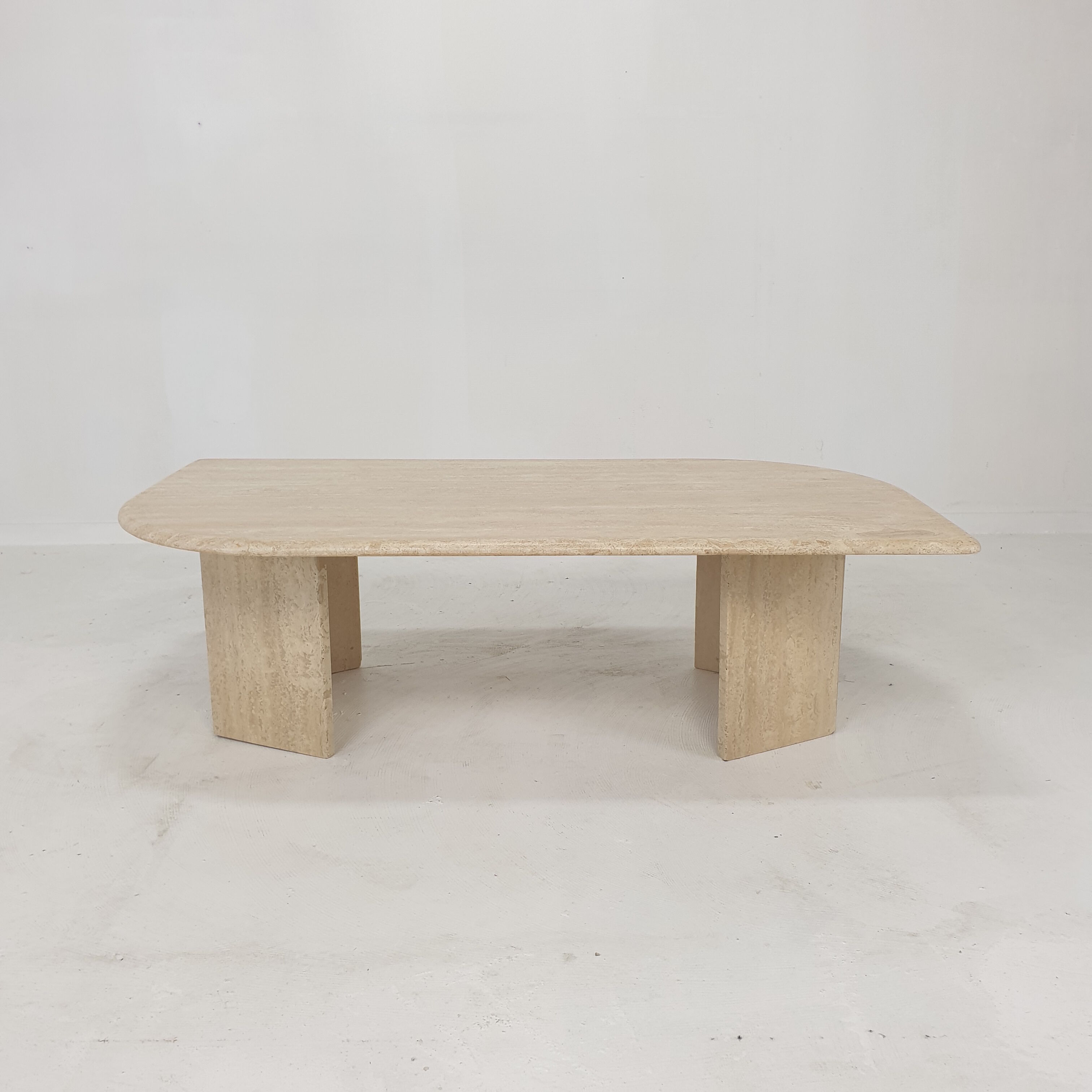 Italian Travertine Coffee Table, 1980's