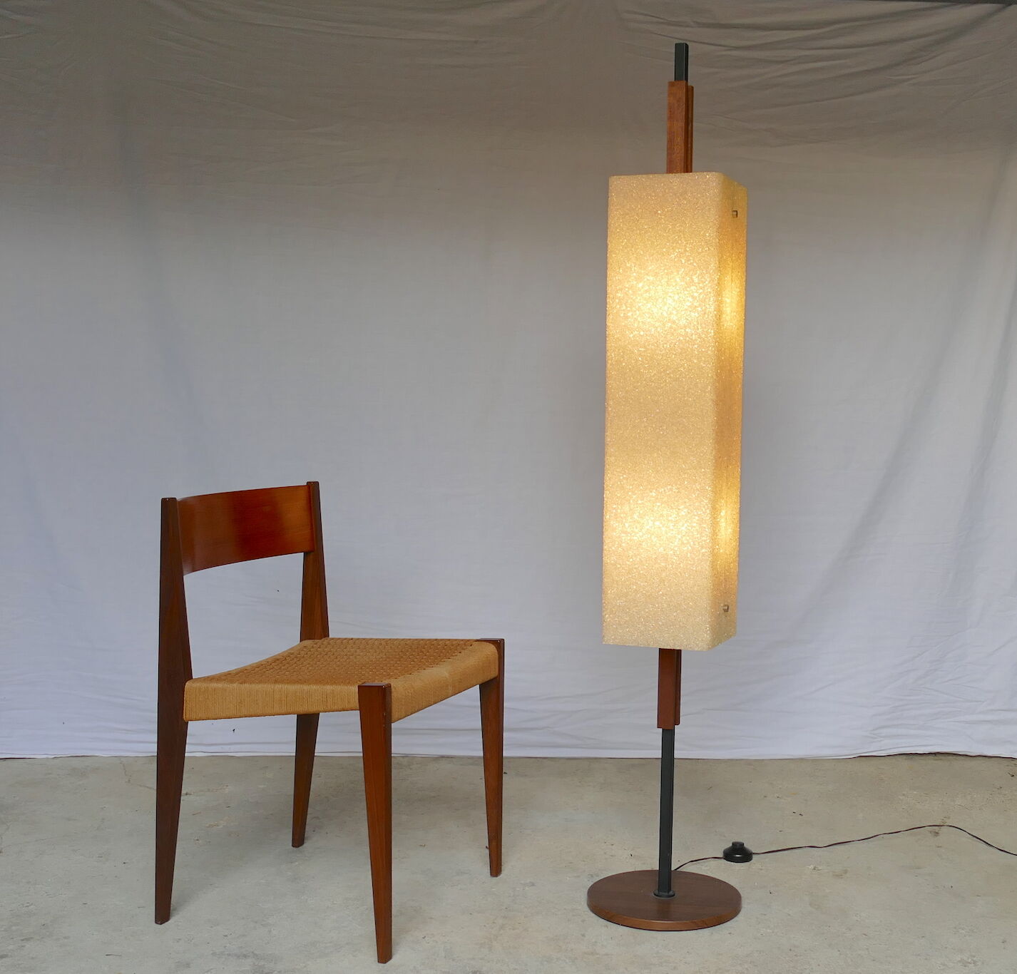 Modernist totem lamp 1950