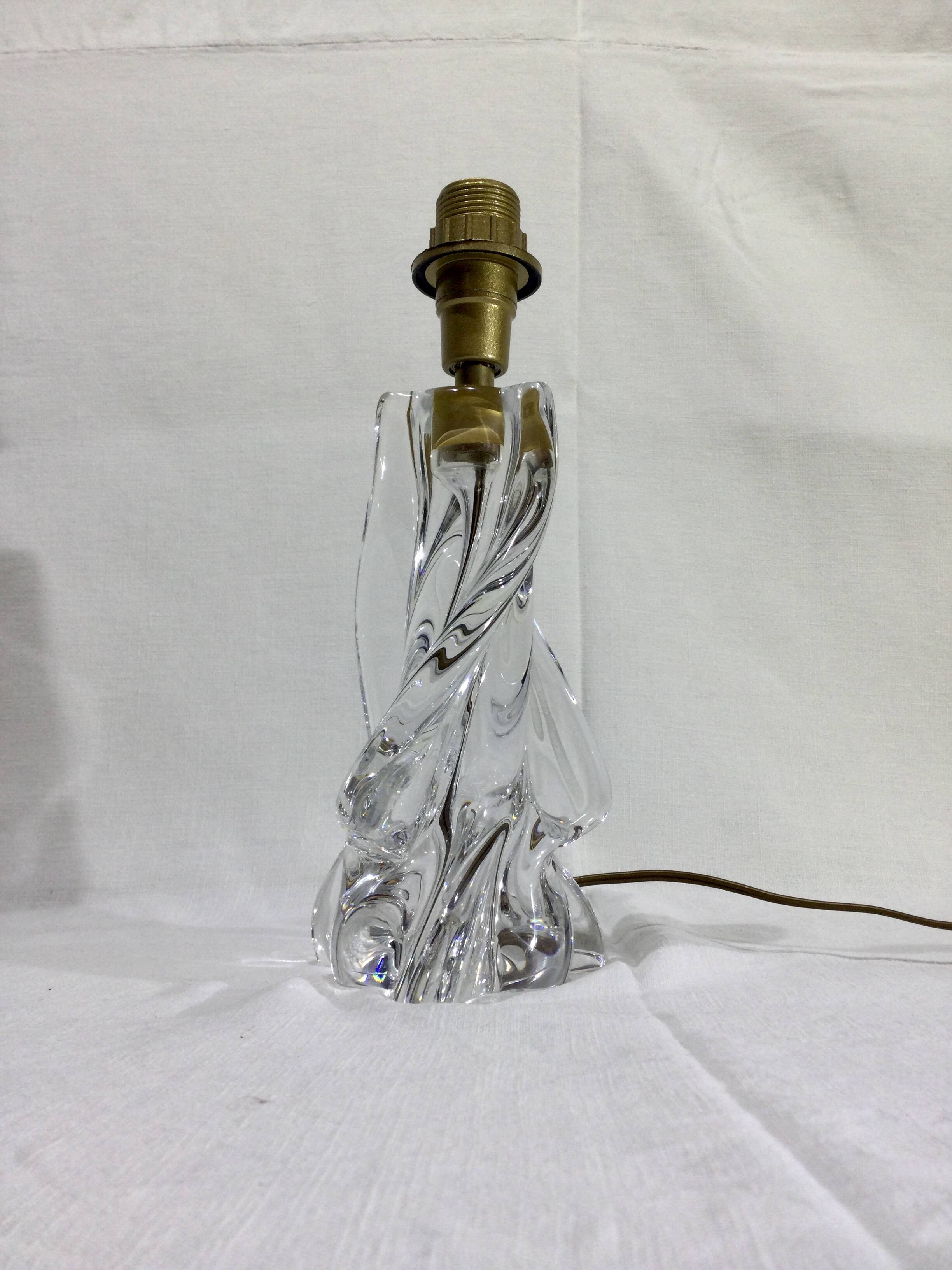 Sèvres crystal lamp base
