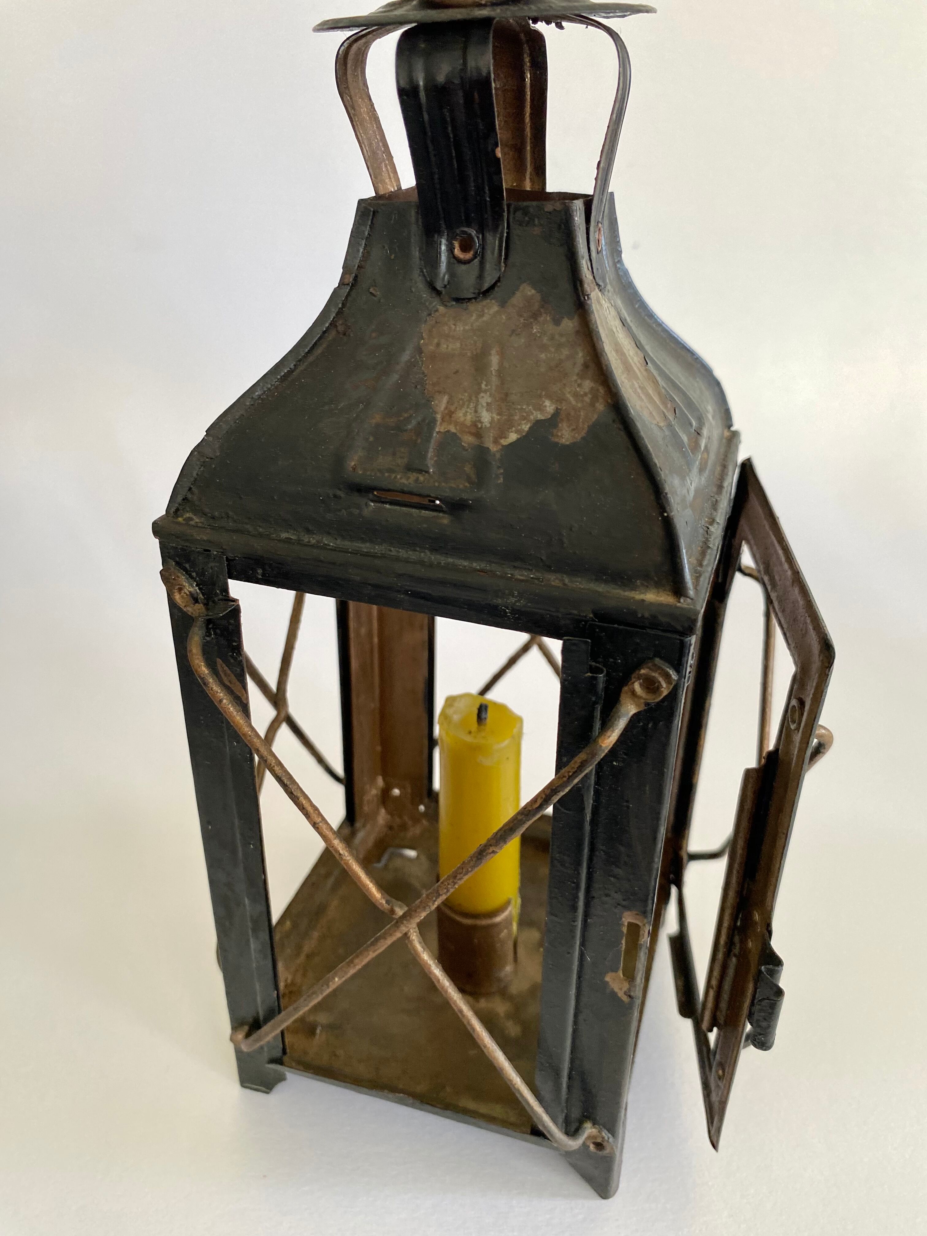 Metal candle holder, 1 door