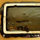 Vallauris ceramic cake dish