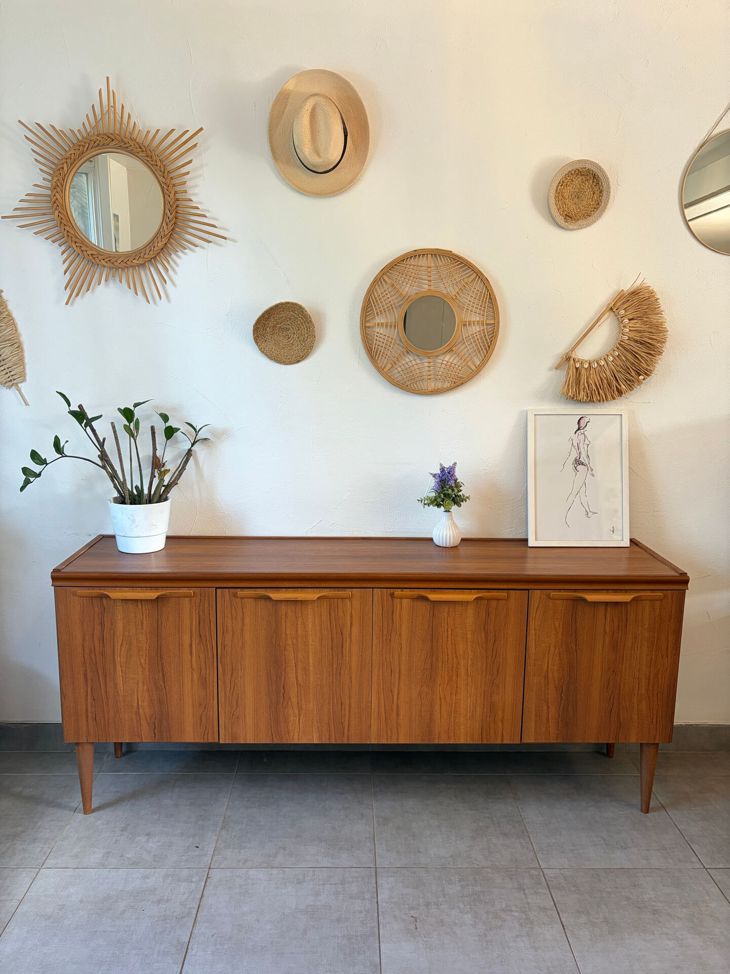 90s vintage enfilade