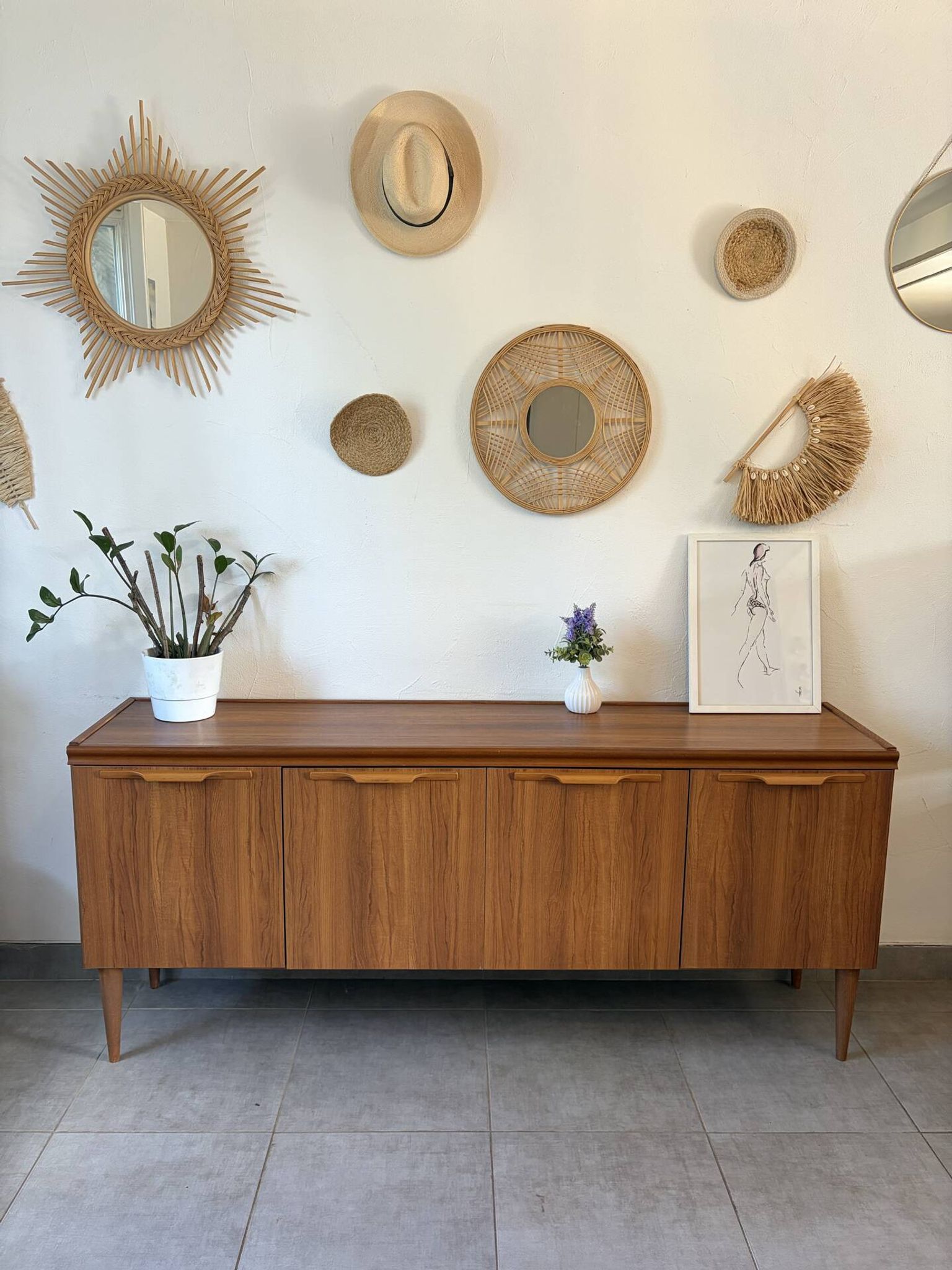 Enfilade vintage des années 90