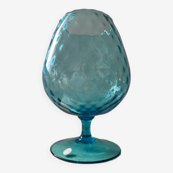 Vase optique en verre empoli Italy