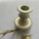 Pair of Bronze Piano Candlesticks