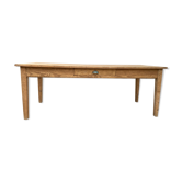 Ancienne table de ferme pieds fuseaux