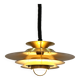 Vitrika golden messing vintage lamp: 1970s Scandinavian Mid-Century Modern