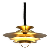 Vitrika golden brass vintage lamp: 1970s Scandinavian Mid-Century Modern