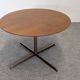 Contemporary round side table or end table.