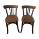 Pair of vintage Baumann bistro chairs