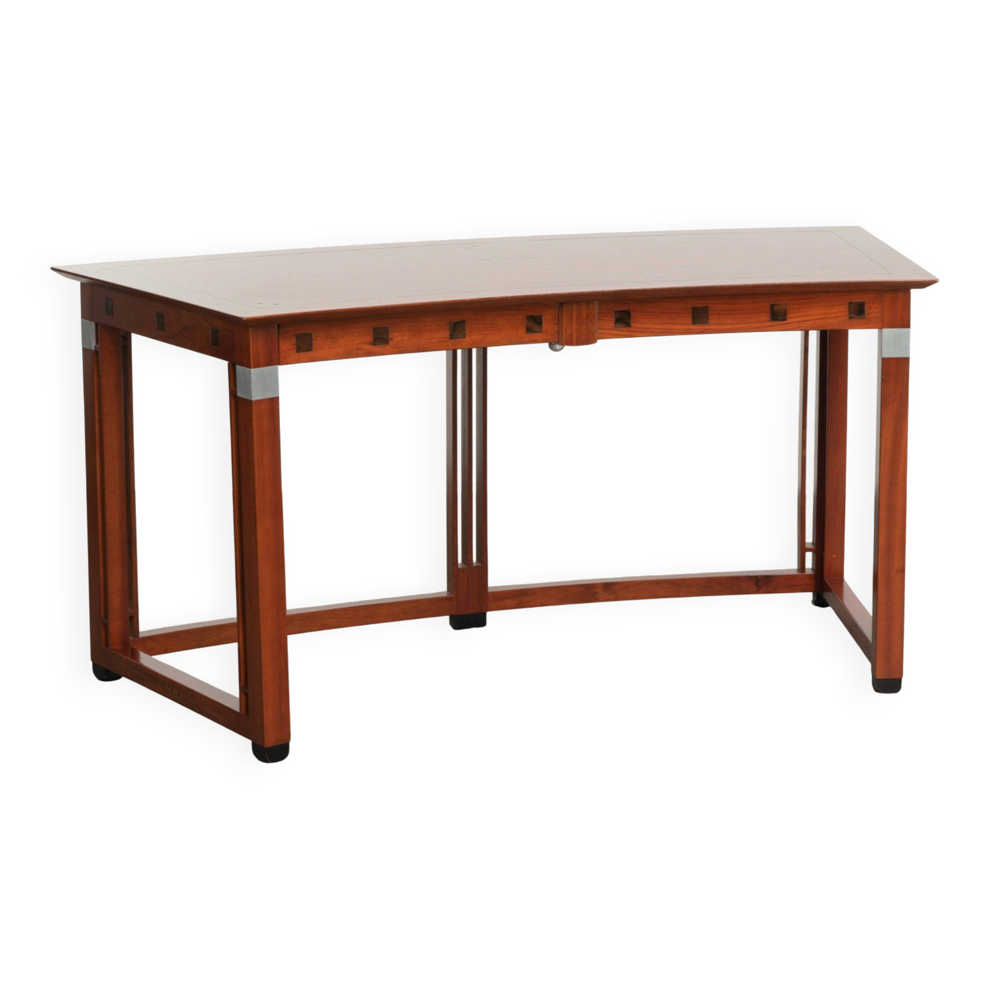 Luxurious curved writing desk/office desk in Art Deco design
