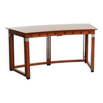 Bureau d'écriture/ bureau de bureau courbé et luxueux au design Art Déco