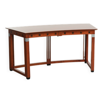Bureau d'écriture/ bureau de bureau courbé et luxueux au design Art Déco