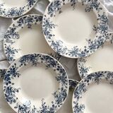 10 “Dodds” ironware soup plates from Choisy le Roi