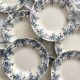10 "Dodds" ironstone soup plates from Choisy le Roi