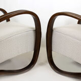 Set of 2 H - 269 armchairs by Jindrich Halabala, 1930s