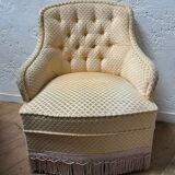 Velvet toadstool armchair