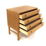 Scandinavian oak chest of drawers, Sweden, 1960