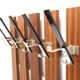 Large vintage coat rack with hooks made in the 60s