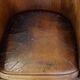 Set of 2 subtle, stately and sturdy club chairs made of sheepskin