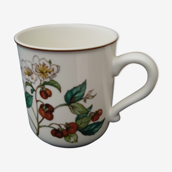 Mug en vitro porcelaine Villeroy & Boch modèle Botanica  Camellia Ssnensis S H 9 cm