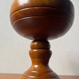 Wooden salt cup empty pocket
