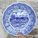 Assiette creuse Swiss Landscape vintage