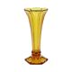 Small Luxval Vase Amber Américain 1935 VSL Art Deco