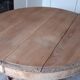 Table en bois ovale avec allonges
