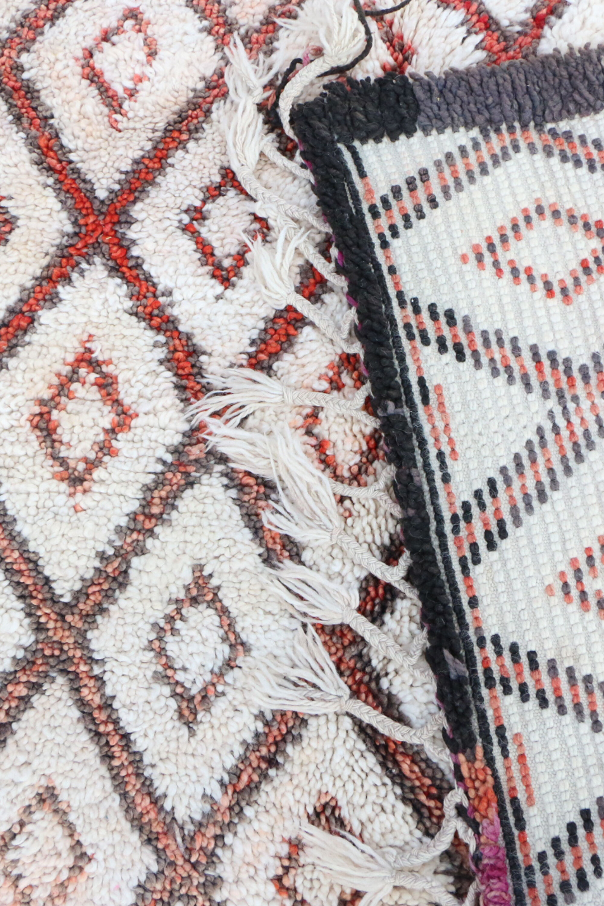 Moroccan Berber Carpet Beni Ourain 205 x 403 cm