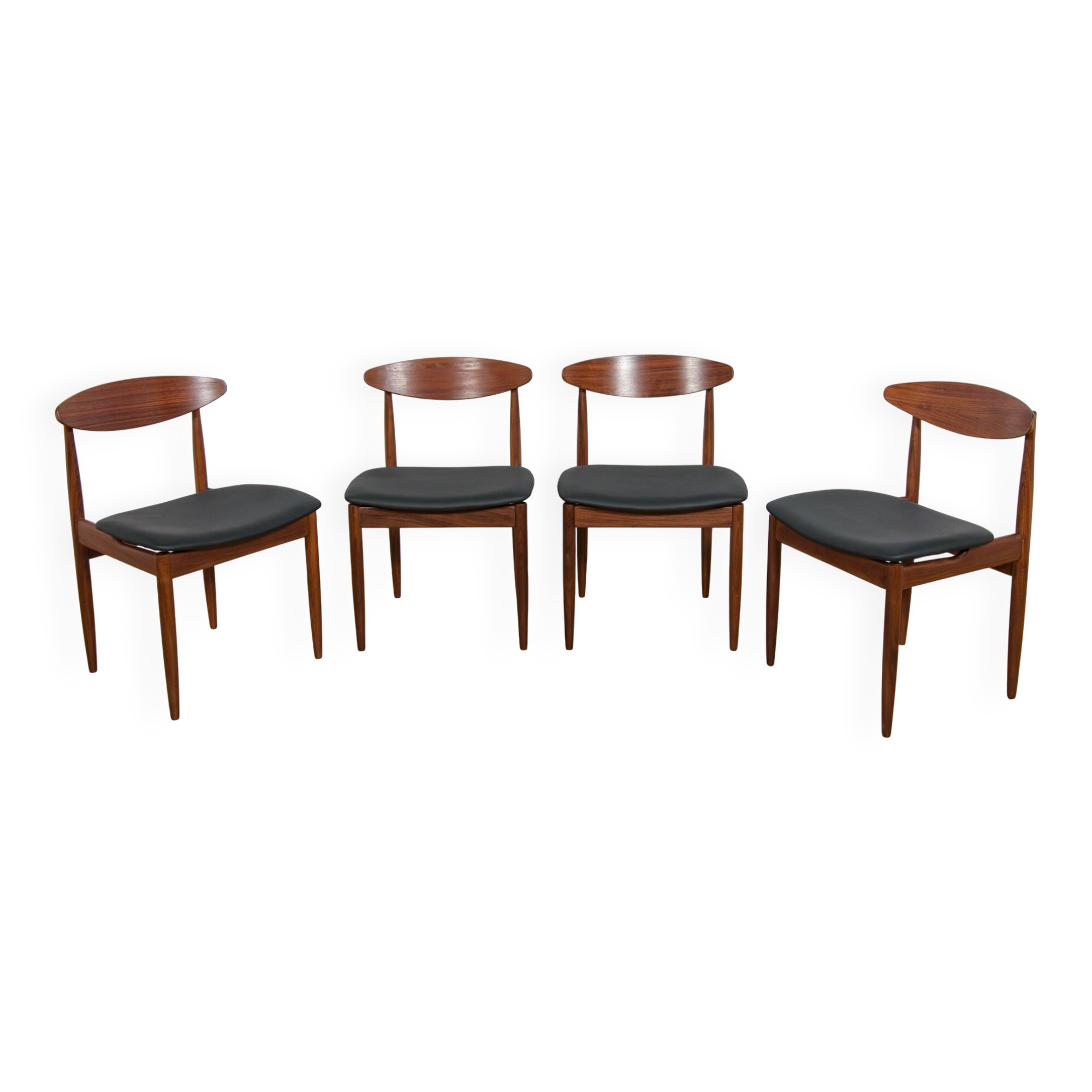 Chaises de salle à manger en teck des années 50 modèle 4507 par Ib Kofod Larsen pour G-Plan.
