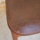 Set of 6 vintage wood and leatherette chairs