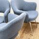 Ensemble de 4 fauteuils de direction par Eero Saarinen, Knoll International, Allemagne