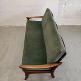 Teak Dutch design sofa by de Ster, 1960