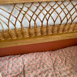 Vintage rattan bed for baby/child
