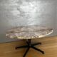 Beautiful coffee table pink marble top