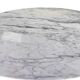 Very beautiful marble table with aluminum legs signed Venture