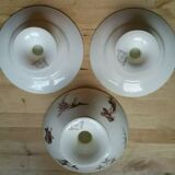 Volatile plates made of ancient earthenware