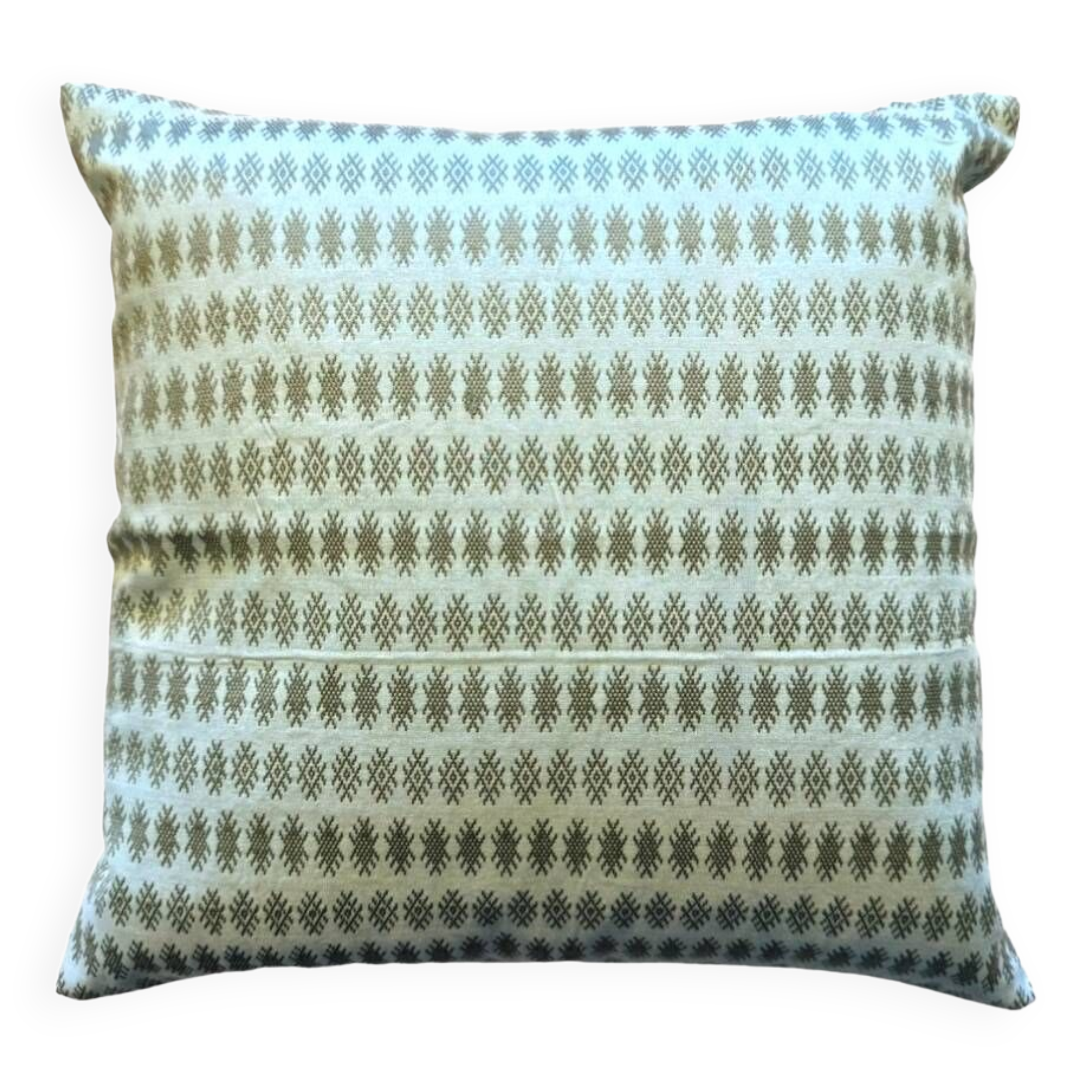 Anise green Kachin cushion