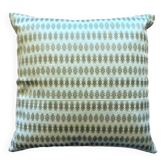 Coussin Kachin vert anis