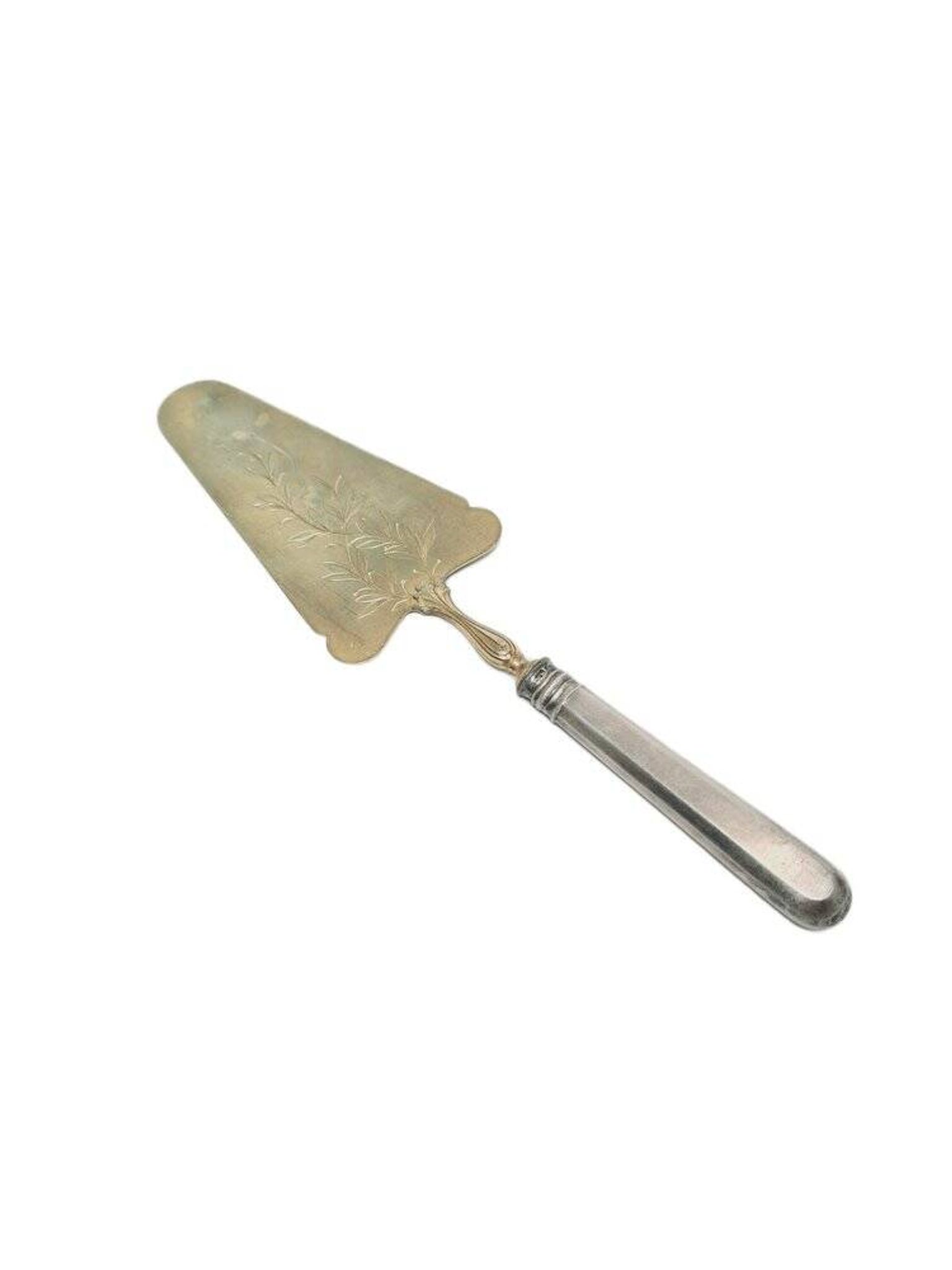 Pelle à gâteau en argent plaqué, années 1900