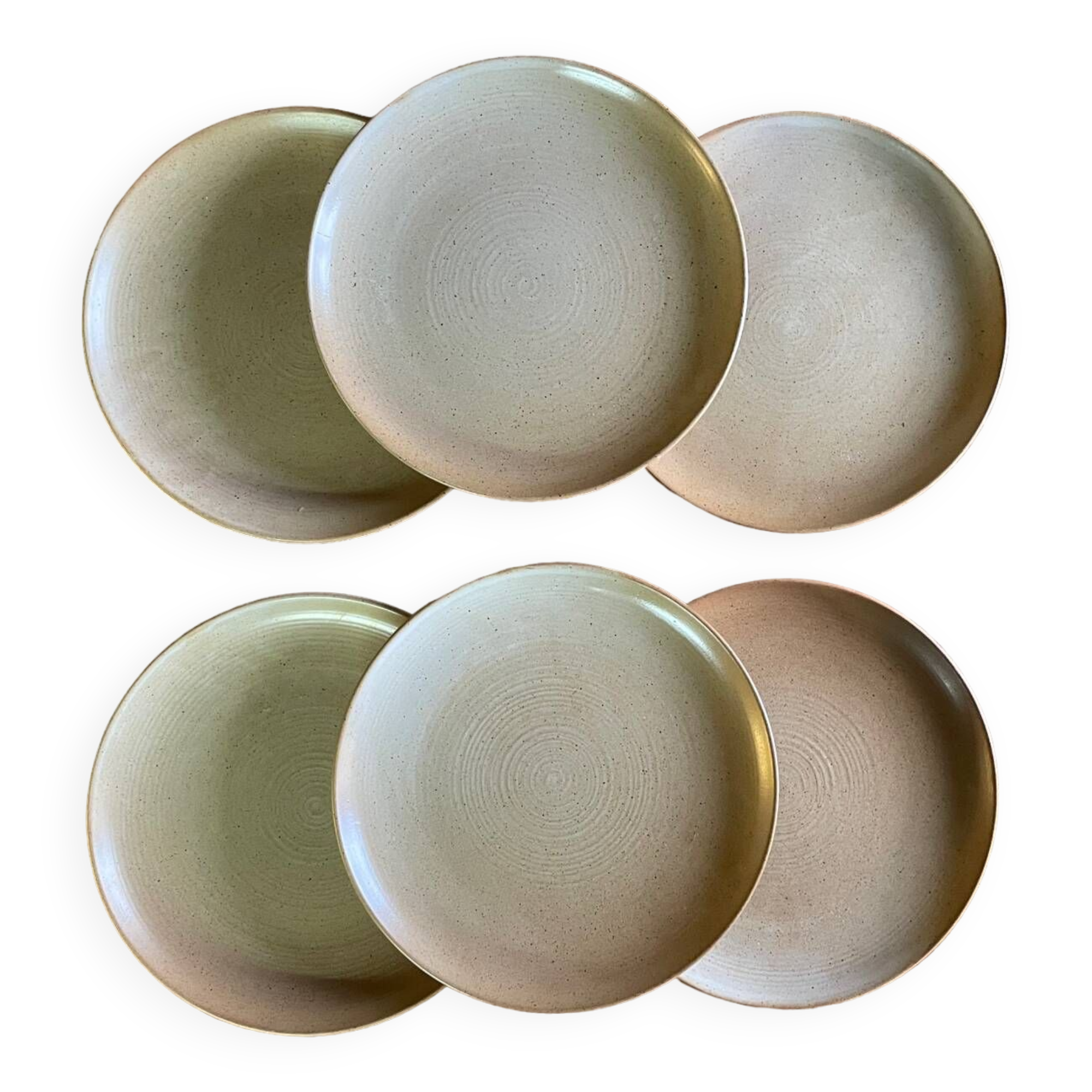 Assiettes plates en grès CNP