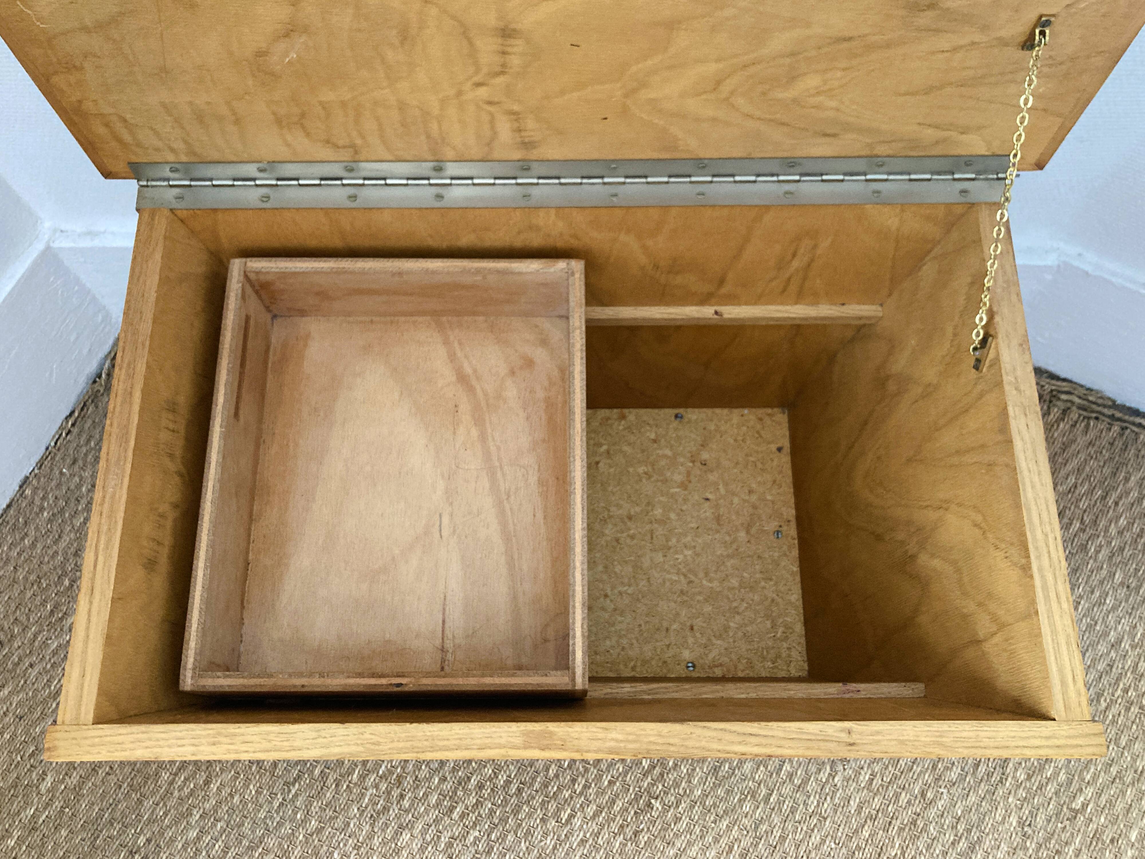 Small vintage wooden chest furniture