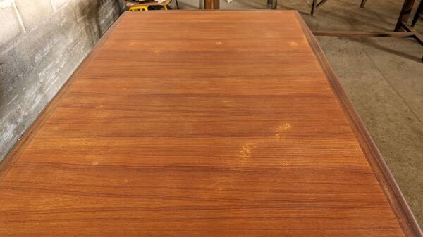 Table scandinave vintage avec rallonges