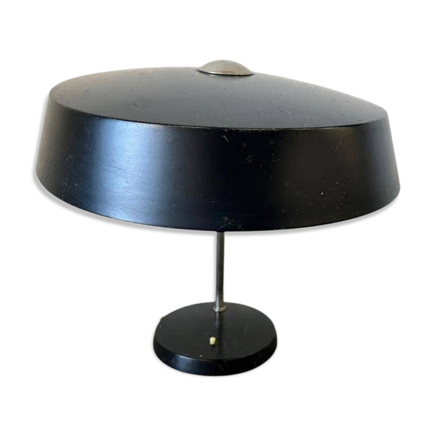 Lampe de table/de bureau vintage noire VEB Narva