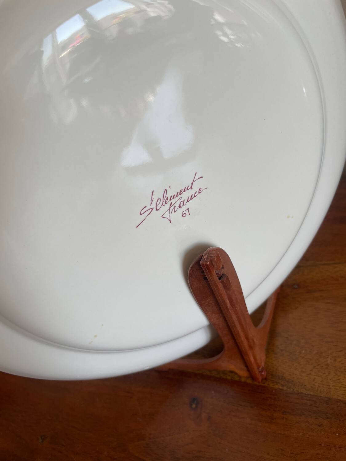 St. Clement flower bouquet plate
